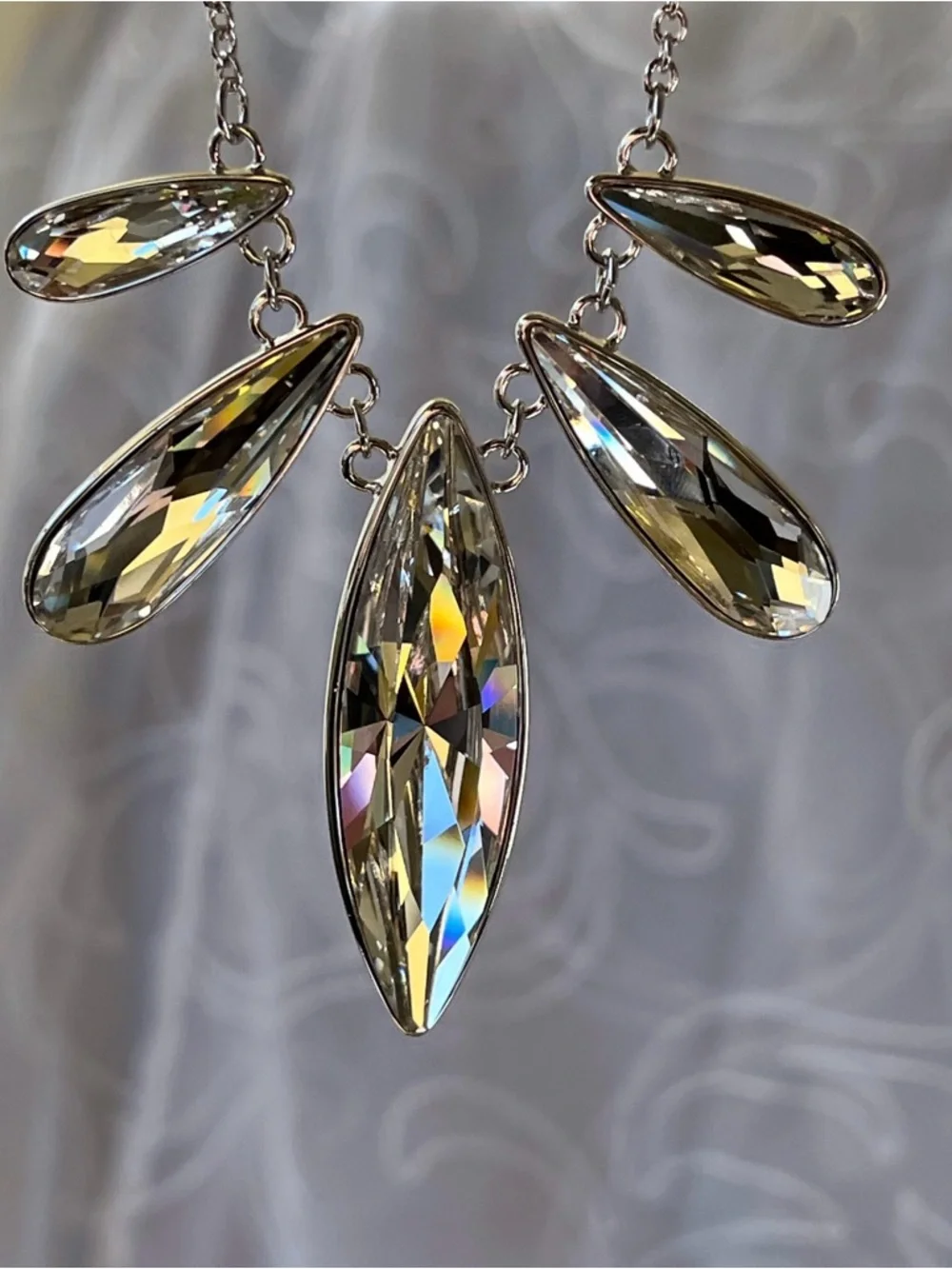 Swarovski TSC Navette Necklace BNIB $139 RT value - Picture 6 of 14